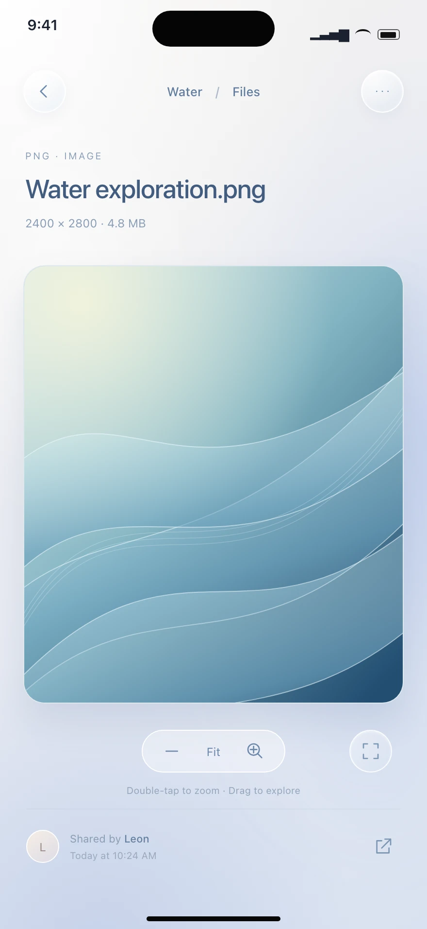 Water accepted design: Image